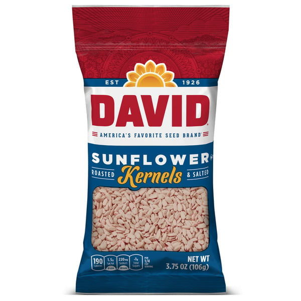 Nuts, Seeds & Dried Fruit DAVID Seeds Salted and Roasted Sunflower Kernels, Keto Friendly Snack hero