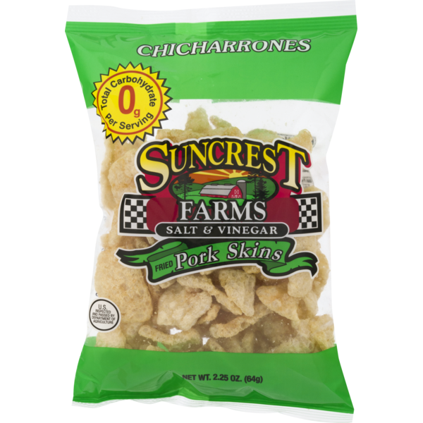 Mexican/Hispanic/Latino Foods Suncrest Farms Fried Pork Skin, Salt & Vinegar hero