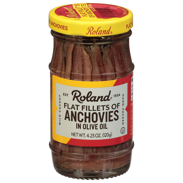 Canned Meat & Seafood Roland Foods Anchovy Fillets in Olive Oil hero