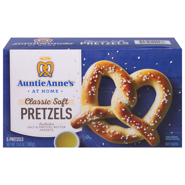 Frozen Appetizers & Sides Auntie Anne's At Home Classic Soft Pretzels hero