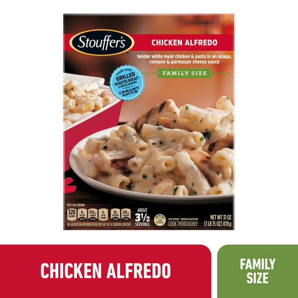 Frozen Meals Stouffer's Family Size Chicken Alfredo Frozen Entrée hero