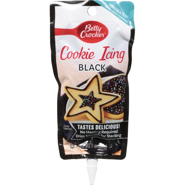 Baking Supplies & Decor Betty Crocker Cookie Icing, Black hero