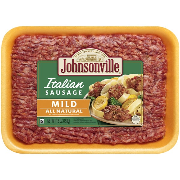 Hot Dogs & Sausage Johnsonville Mild Italian Ground Sausage hero