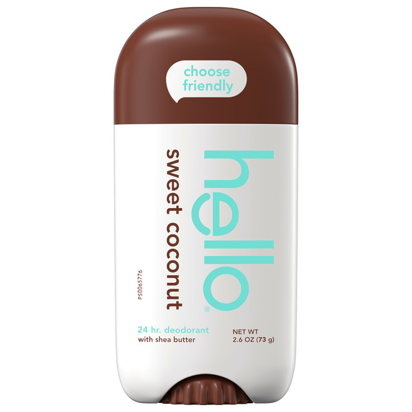 Deodorants hello Deodorant With Shea Butter, Sweet Coconut hero