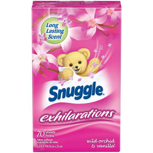 Laundry Snuggle Fabric Softener Dryer Sheets, Wild Orchid & Vanilla hero