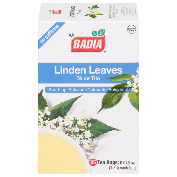 Tea Bags and Mixes Badia Spices Linden Tea Bag hero