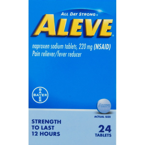 Cold, Flu & Allergy Aleve Pain Reliever/Fever Reducer, 220 mg, Tablets hero