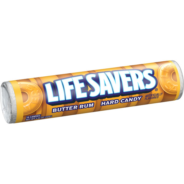 Mint & Gum Life Savers Butter Rum Hard Candy Roll hero