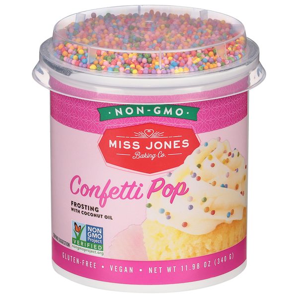 Baking Supplies & Decor Miss Jones Baking Co. Frosting, Confetti Pop hero