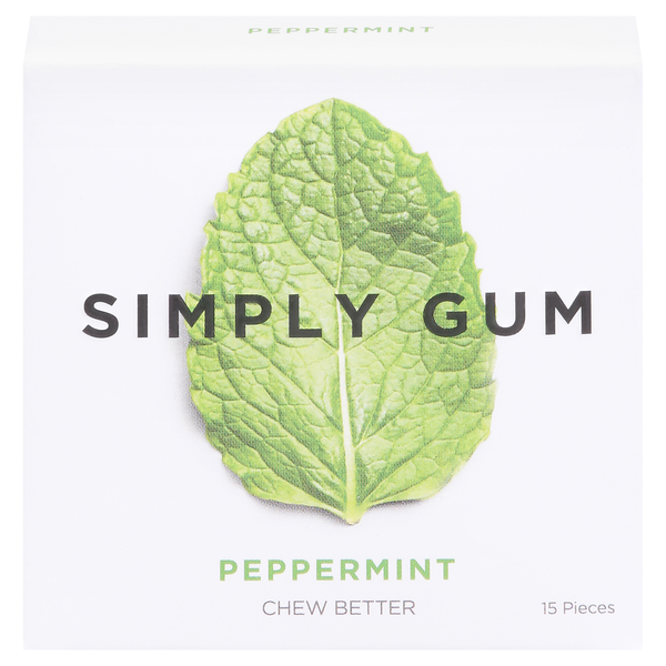 Mint & Gum Simply Gum Gum, Peppermint hero