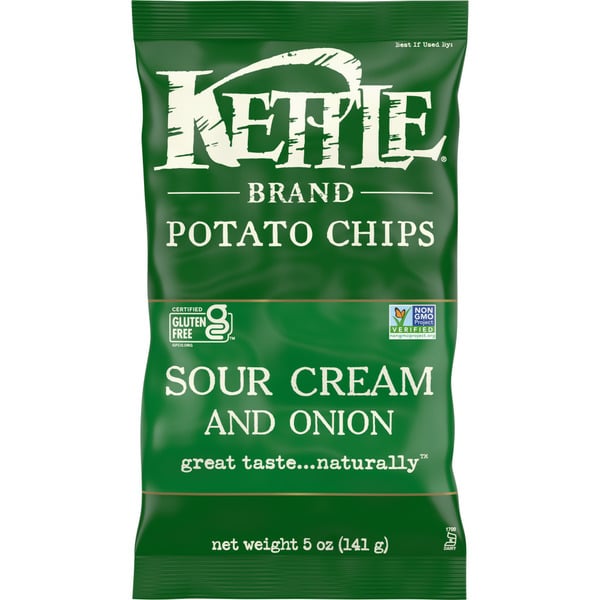 Chips & Pretzels Kettle Chips Sour Cream & Onion Potato Chips hero