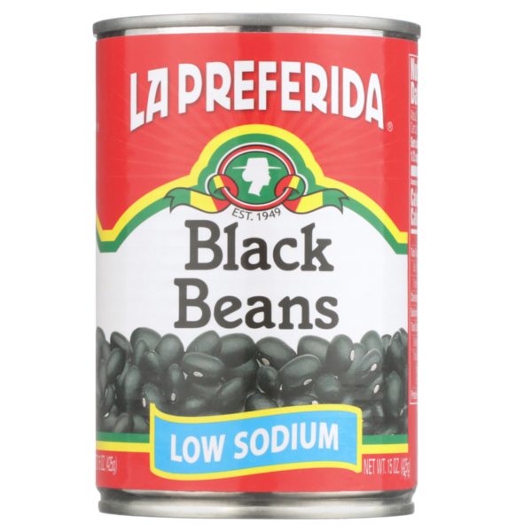 Canned Meals & Beans La Preferida Low Sodium Black Beans (Frijoles Negros Bajo en Sodio) hero