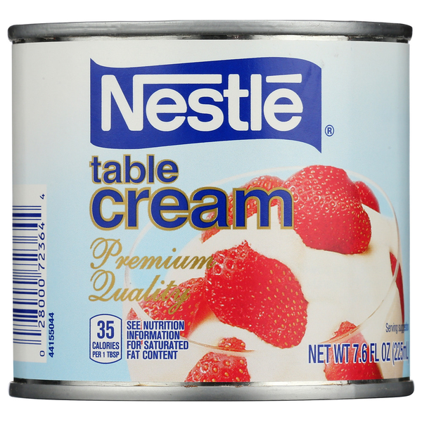 Shelf Stable Milks Nestle Table Cream hero