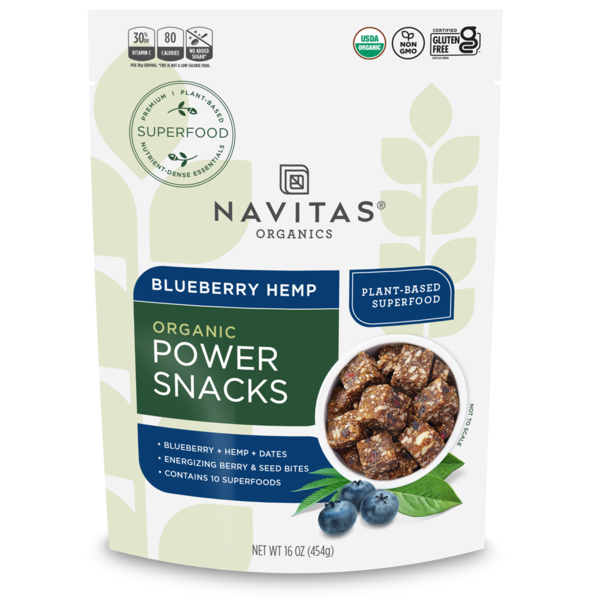 Nuts, Seeds & Dried Fruit Navitas Organics Power Snacks Blueberry Hemp hero