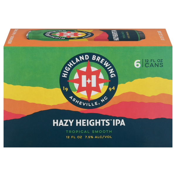 Beers & Coolers Highland Brewing Beer, Hazy Heights IPA hero