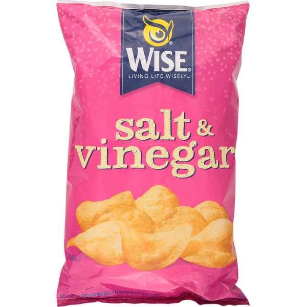 Chips & Pretzels Wise Potato Chips, Salt & Vinegar hero