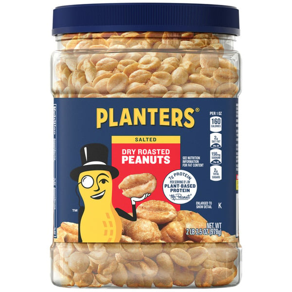 Nuts, Seeds & Dried Fruit Planters Dry Roasted Peanuts hero