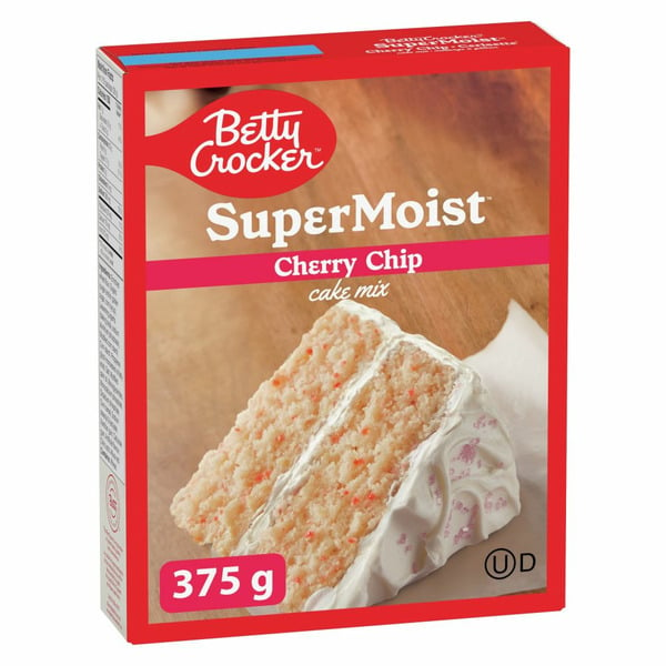 Betty Crocker Super Moist Cherry Chip Cake Mix hero