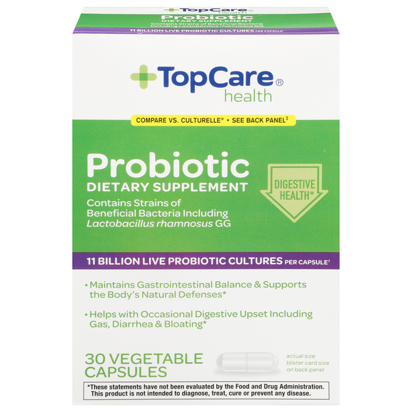 Digestion TopCare Probiotic, Vegetable Capsules hero