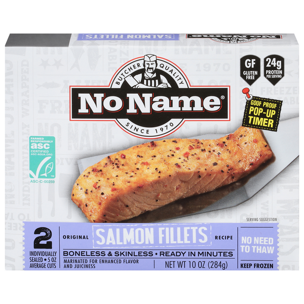 Packaged Seafood No Name Fillets, Salmon hero