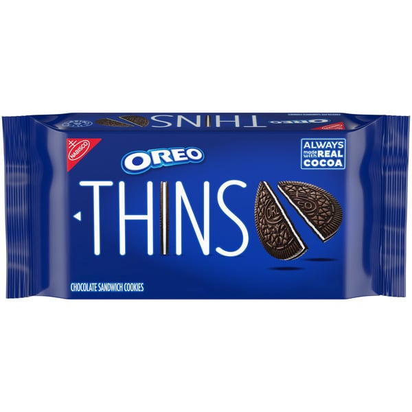 Candy & Chocolate Oreo Thins Chocolate Sandwich Cookies hero