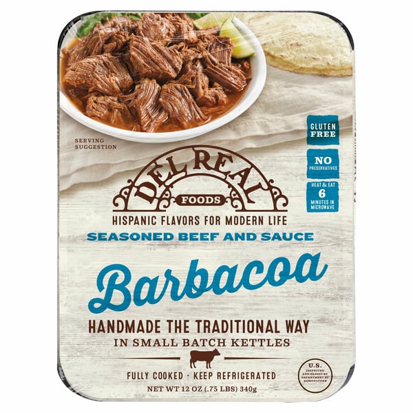 Del Real Seasoned Beef And Sauce Barbacoa hero