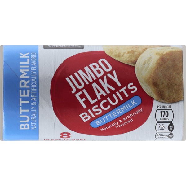 Doughs, Gelatins & Bake Mixes Essential Everyday Biscuits, Jumbo Flaky, Buttermilk, Ready-to-Bake hero