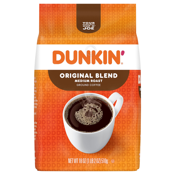 Coffee Dunkin' Coffee, Ground, Medium Roast, Original Blend hero