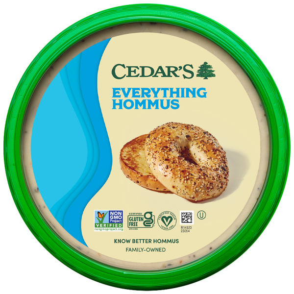 Fresh Dips & Tapenades Cedar's Foods Everything Hommus hero