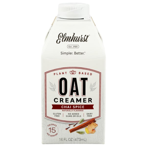 Alternative Milk Elmhurst Chai Spice Oat Creamer hero