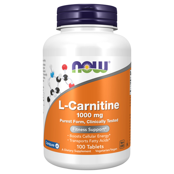 Dietary Supplements NOW L Carnitine 1000 mg hero