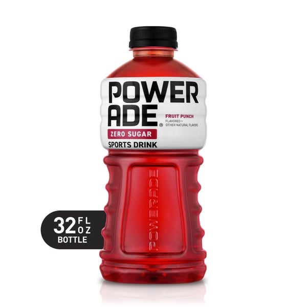 Energy & Sports Drinks POWERADE Sports Drink, Zero Calorie, Fruit Punch Flavored hero