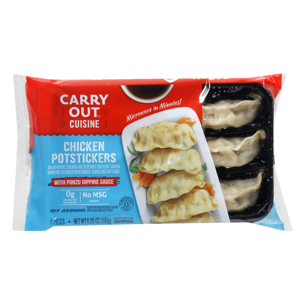 Frozen Appetizers & Sides Carry Out Cuisine Chicken Potstickers hero