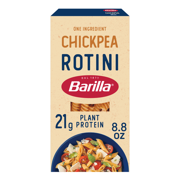 Dry Pasta Barilla Chickpea Rotini Pasta - Vegan, Gluten Free, Non GMO & Kosher - Plant Based hero