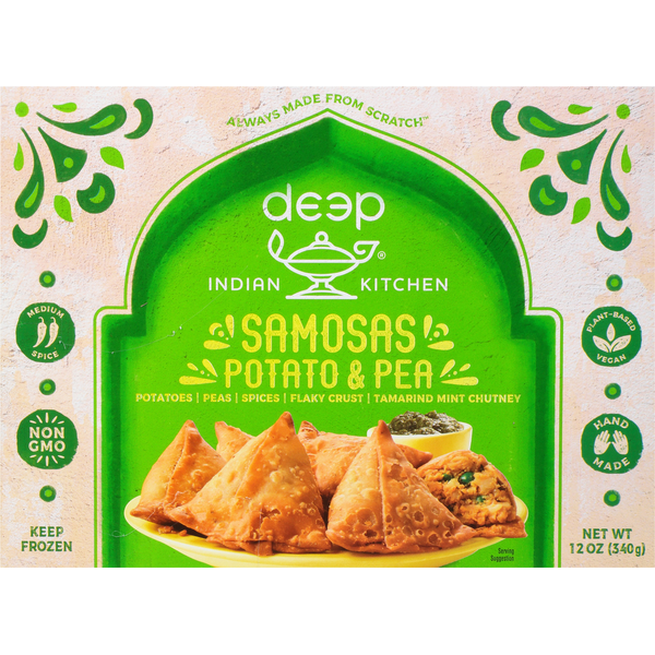 Gristedes Deep Indian Kitchen Samosas, Potato & Pea Same-Day Delivery ...