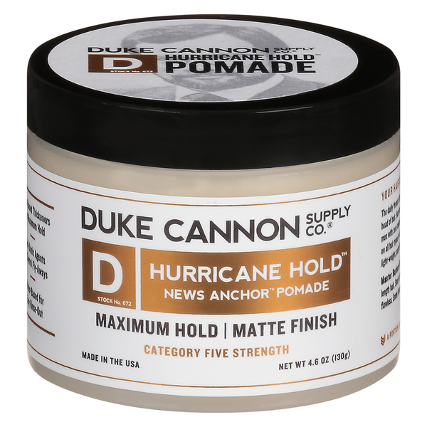 Beauty Duke Cannon Supply Co. Pomade, Hurricane Hold hero