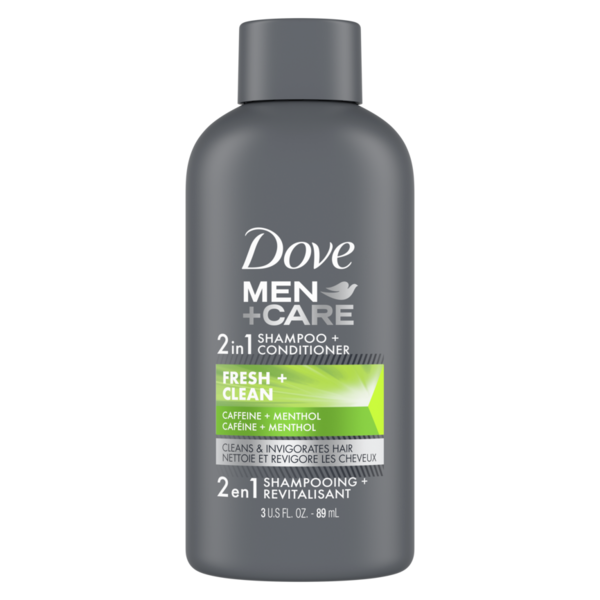 Hair Care Dove Men+Care 2 In 1 Shampoo And Conditioner Fresh And Clean With Caffeine hero