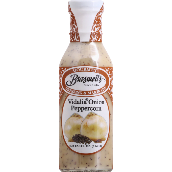 Salad Dressing & Toppings Braswell's Dressing & Marinade, Vidalia Onion Peppercorn hero