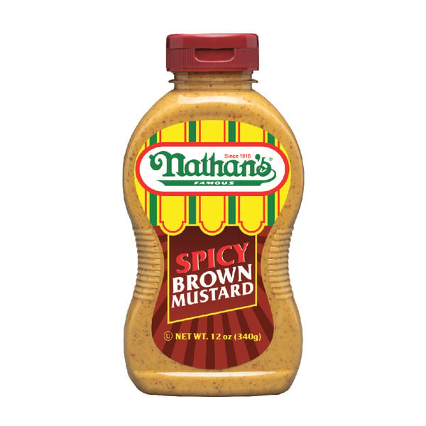 Nathan’s Famous Spicy Brown Mustard hero