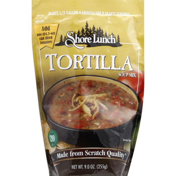 Soup, Broth & Bouillon Shore Lunch Soup Mix, Tortilla hero