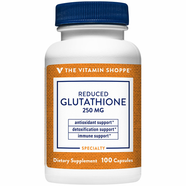 Amino Acids The Vitamin Shoppe Reduced Glutathione Antioxidant - 250 MG (100 Capsules) hero