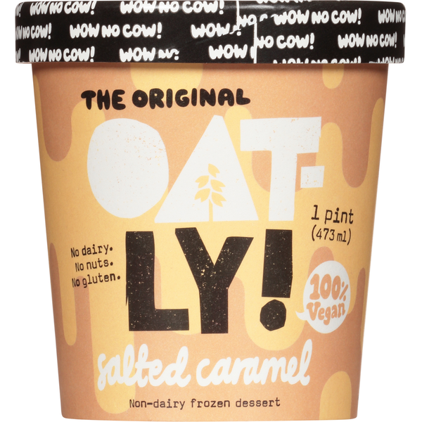 Ice Cream & Ice Oatly Frozen Dessert, Non-Dairy, Salted Caramel hero