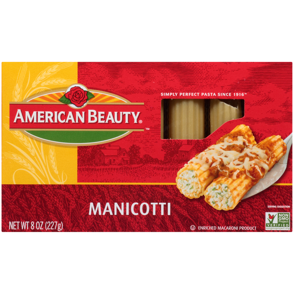 Dry Pasta American Beauty Manicotti hero