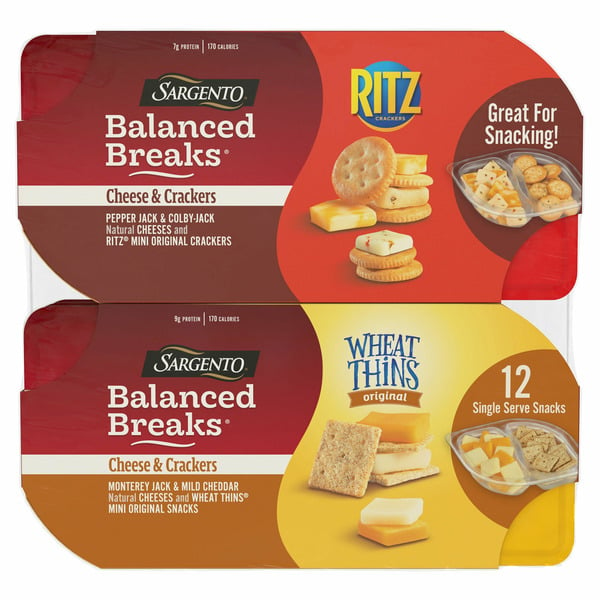 Crackers Sargento Baklanced Breaks Balanced Breaks Cheese & Crackers, 12 x 1.5 oz hero