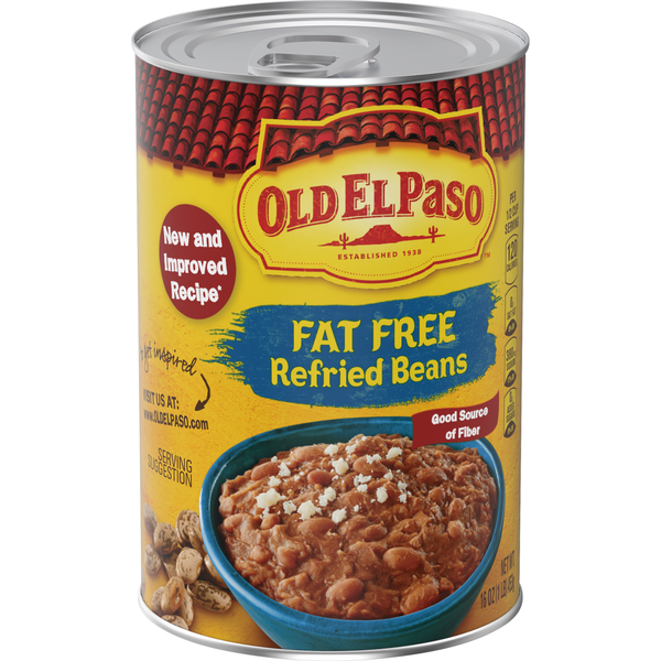 Latin Foods Old El Paso Fat Free Refried Beans hero