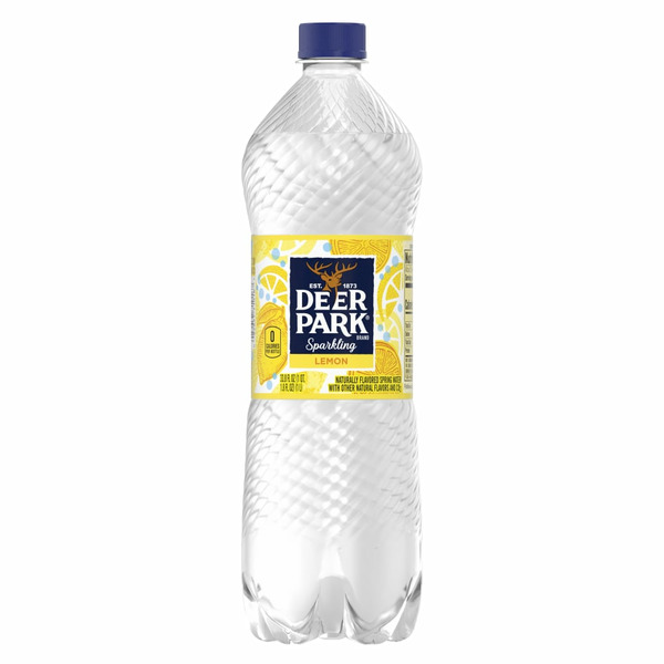 Water, Seltzer & Sparkling Water Deer Park Sparkling Water, Lemon hero