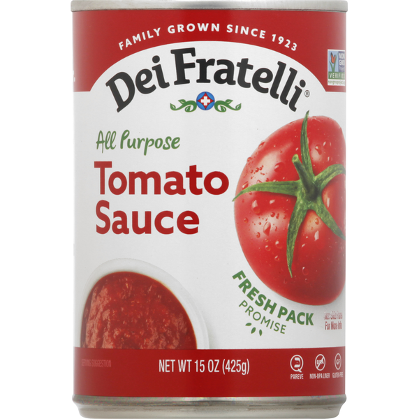 Pasta Sauce Dei Fratelli Tomato Sauce, All Purpose hero