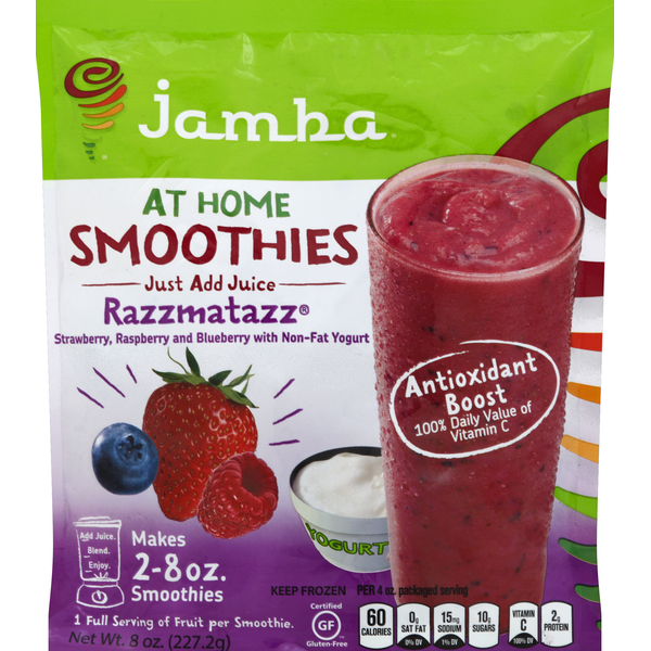 Frozen Juice Jamba Smoothies, Razzmatazz hero