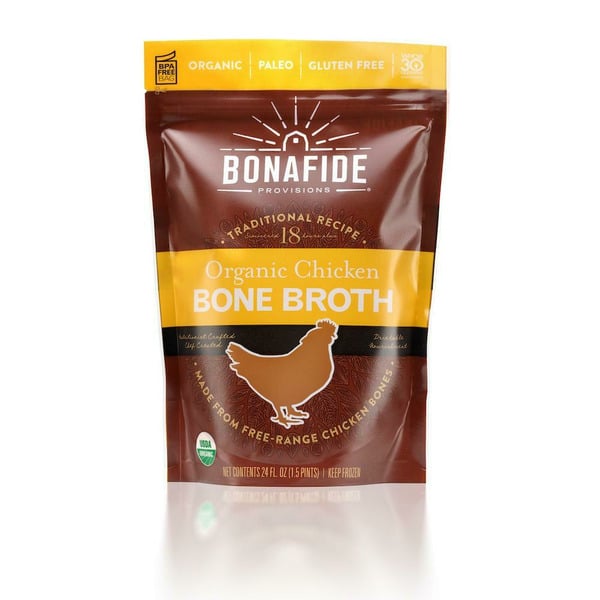 Soup, Broth & Bouillon Bonafide Provisions FROZEN, Organic Chicken Bone Broth hero