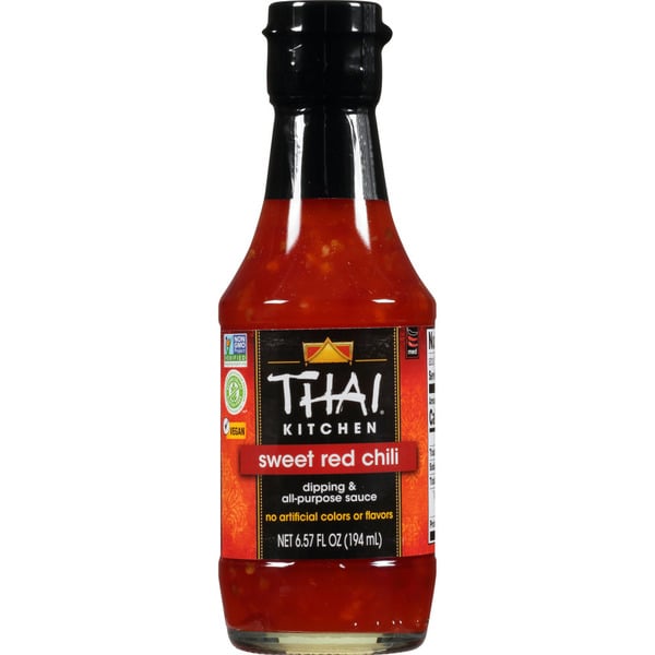 Condiments Thai Kitchen Gluten Free Sweet Red Chili Dipping Sauce hero